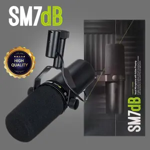 SM7dB Wired Professional Dynamic Audio Microphone with Built-in Preamp, High Gain, Low Noise for Recording, Live Streaming