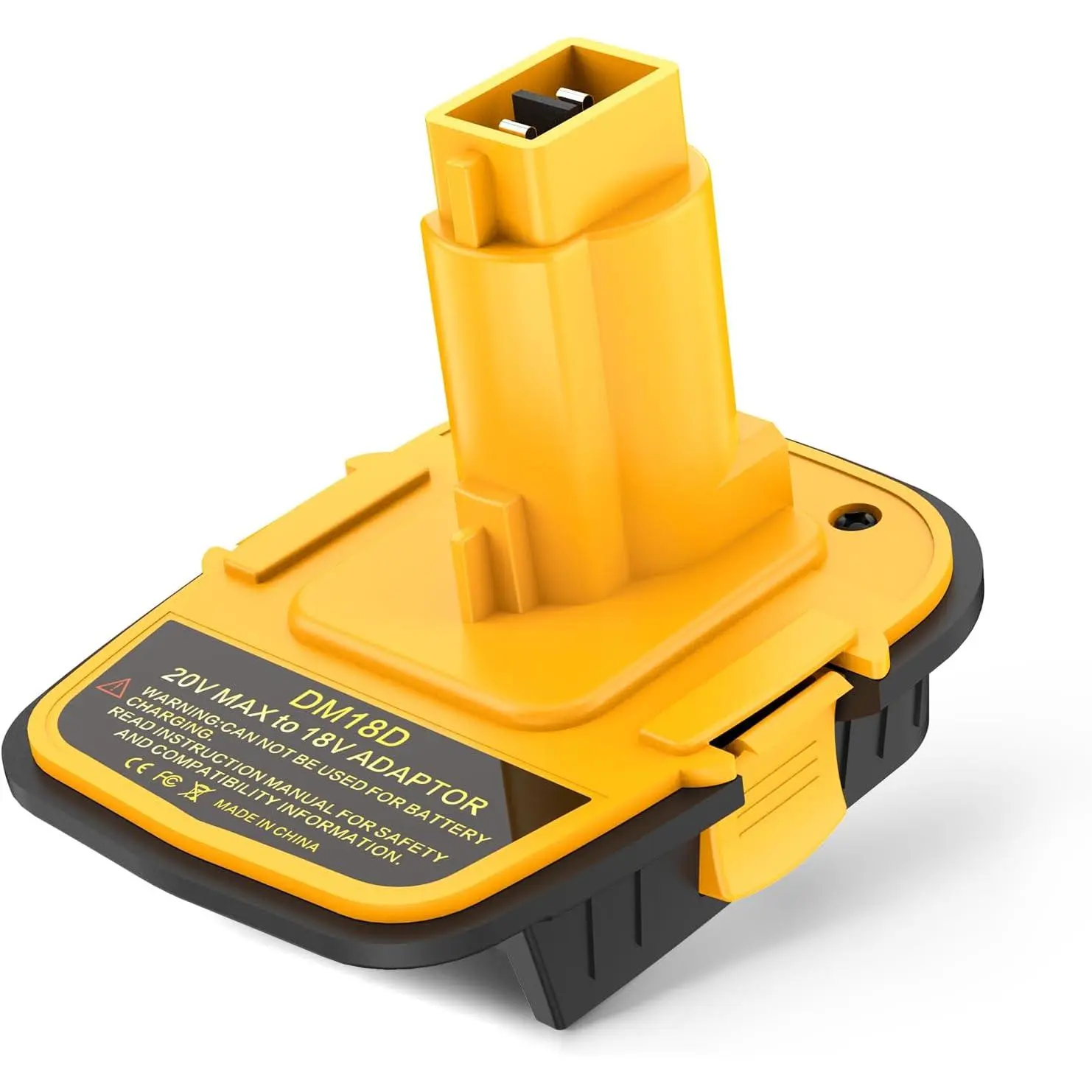 DM18D Battery Adapter for Milwaukee 18V and for DeWalt 20V Lithium Battery Converter to for DeWalt 18V NiCad Power tool