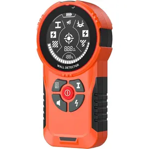 Stud Finder Wall Scanner-6 in 1 Multifunctional Wall Detector with  Chip &  LCD Display,  Stud Sensor for  Studs, Metal, Live AC Wires, Joists and Pipes Detection