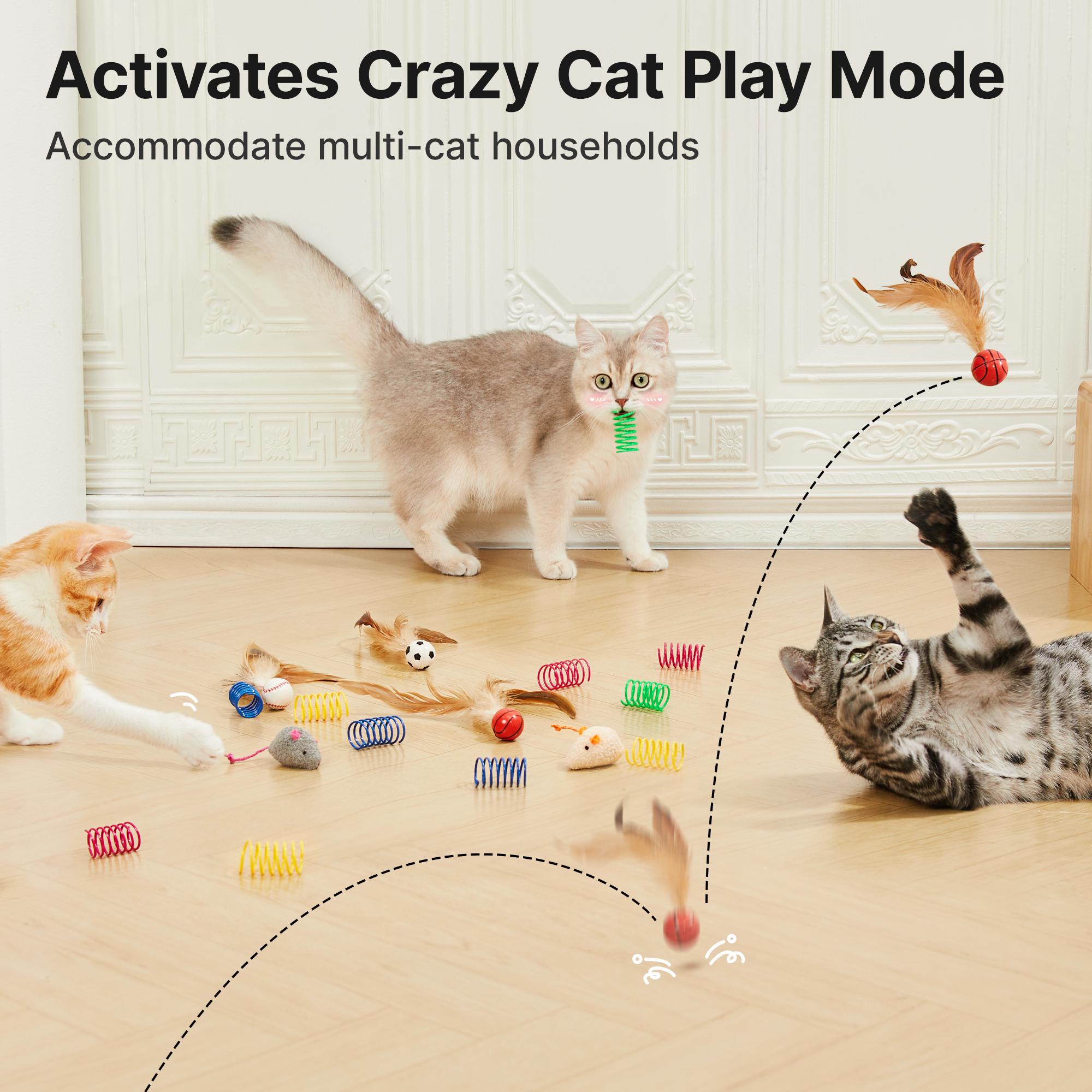 Cat Toys Pack for Indoor Cats, 28PCS Interactive Kitten Accessories with Feather Balls, Mice, Colorful Springs – Starter Kitten Toy Stuff Set, Bored Kitty Must-Have Supplies
