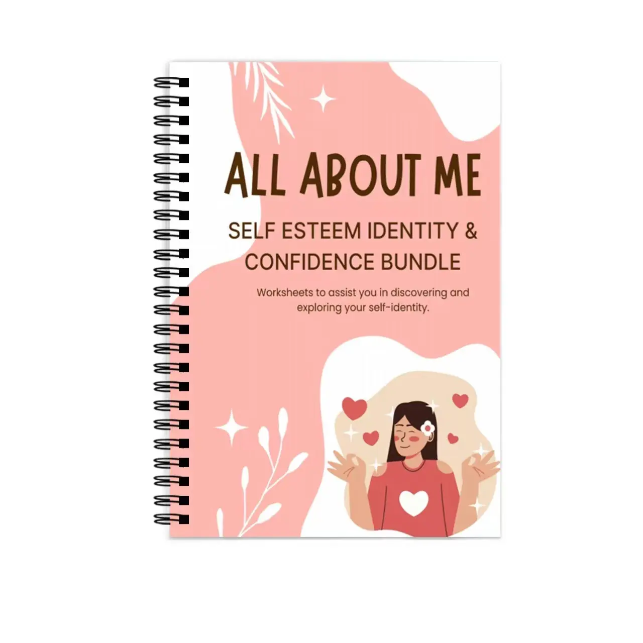 Cross-Border All About Me Confidence Growth Journal, Self-Discovery Psychological Workbook, Personal Development Diary Book