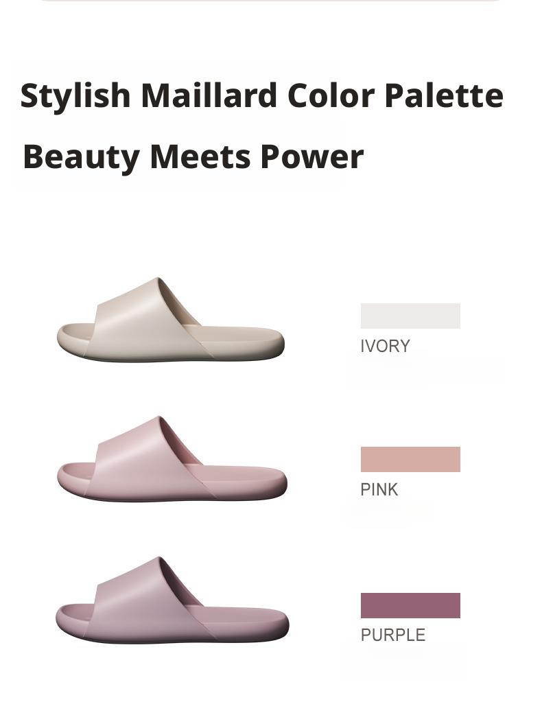 Summer women's silent anti-slip sandals Lightweight, Cushioned, Shock-Absorbing Slides for Walking