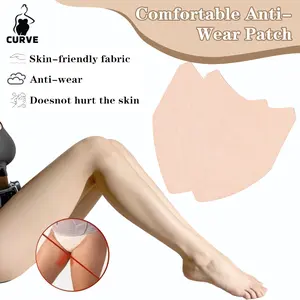 10 Pcs Self-Adhesive Thigh Friction Guards, High Elasticity Fabric, Shape-Wearing Effect, Comfortable Design, Ideal for Daily Use & Sports