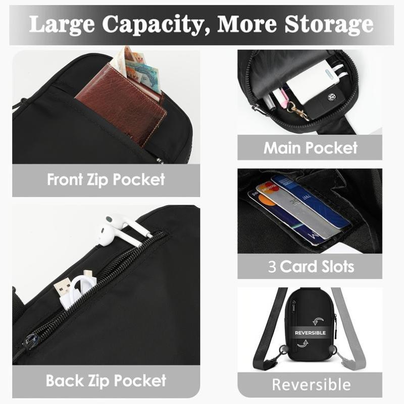 2026 Viral Mini Crossbody Waist Bag | Lightweight Nylon, Adjustable Strap for Everyday Use