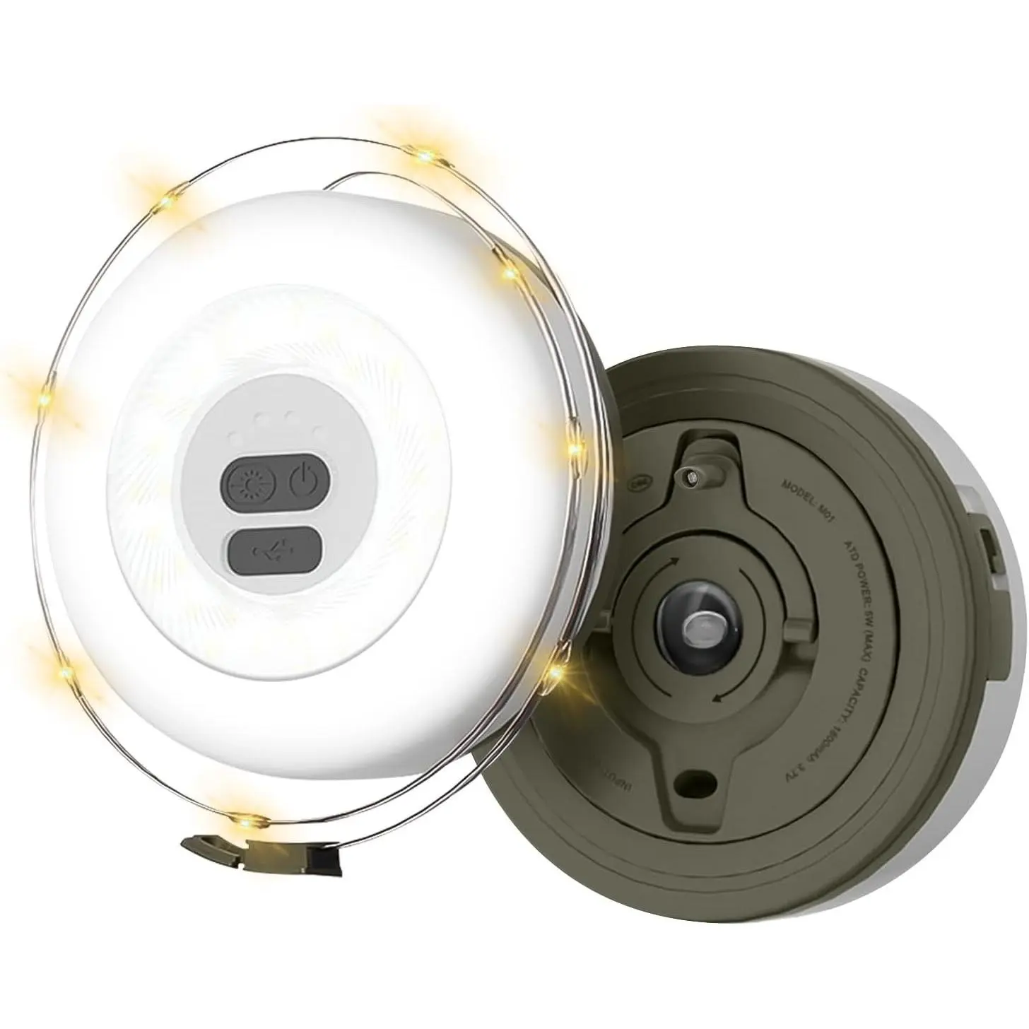 LED Camping String Light, Rechargeable  Tent  Light