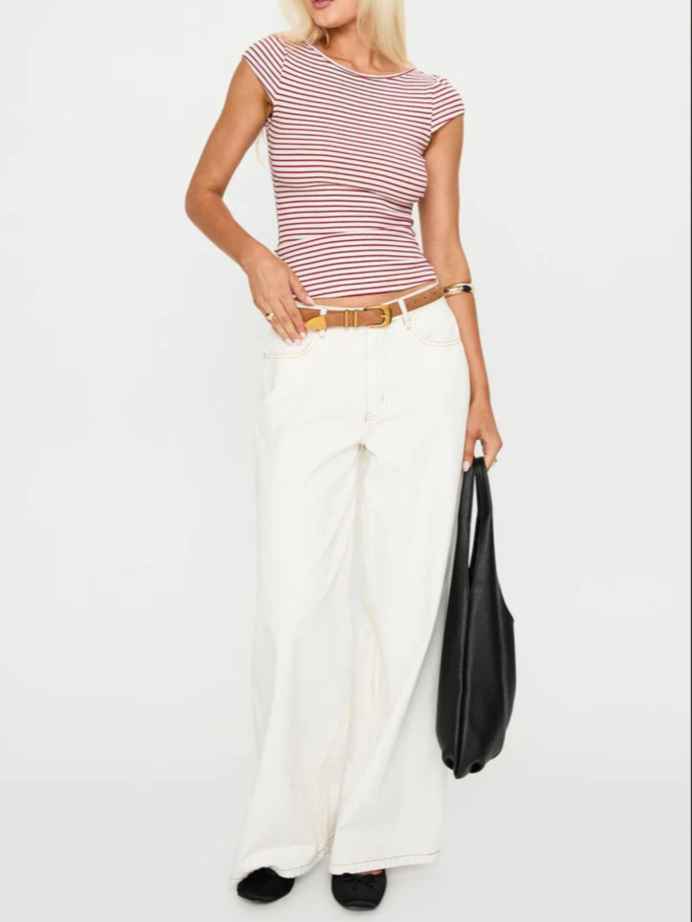 Women's Casual Long Sleeve Top, Plain Pattern, Comfortable Fit, Perfect for Daily Wear & Outdoor Activities, Stylish Women's Clothing