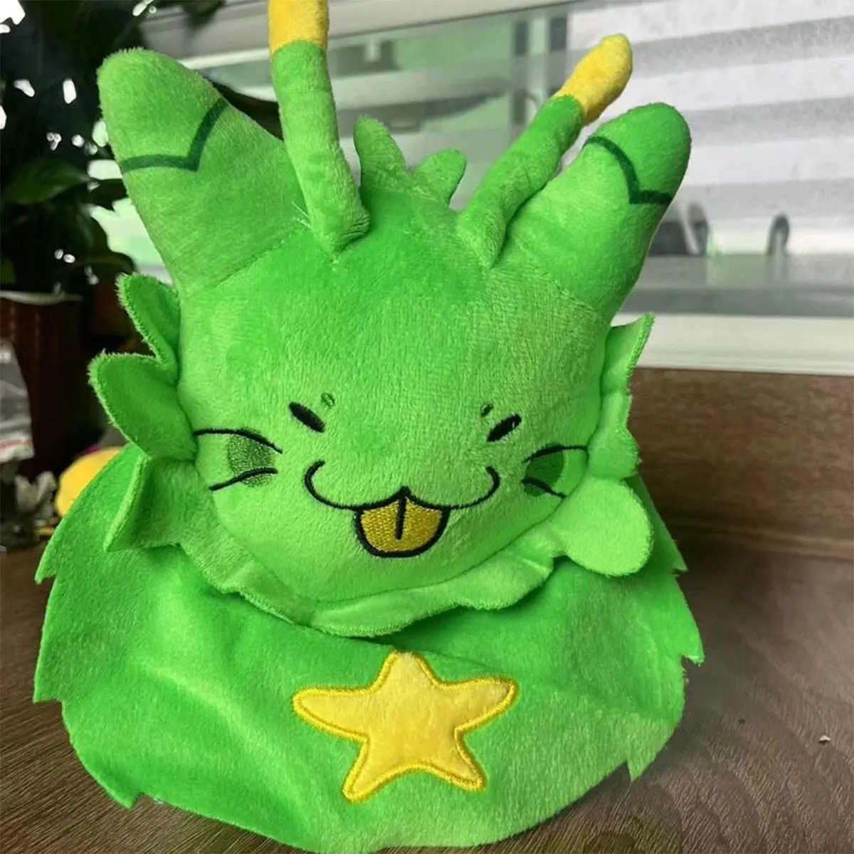 100% Brand New Gnarpy Regretavator Plush Doll - Furry Green Alien Cat Figure, Cute Design, Cosplay Prop, Stress Relief Collectible Gift for Fans (Toys & Hobbies Classic & Novelty Stress Relief Toy)