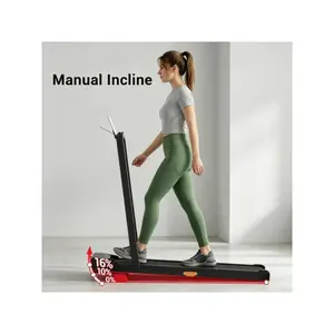 Home/Office Foldable Walking Treadmill, 16% Slope, with Handrails, 300 lb Weight Capacity Indoor Walking Machine