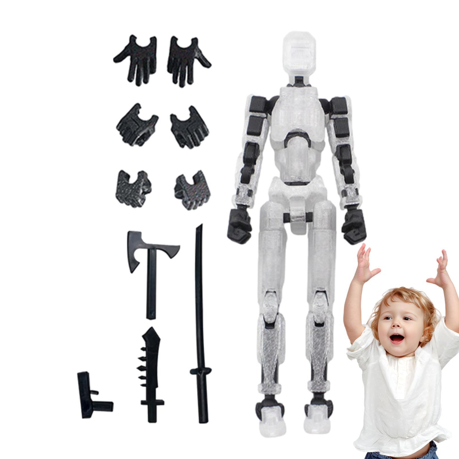 1PC 13 Joints Figure Articulate Movable Dummy Doll Diy Assembly Toy 3D Printed Action Figure Stop Motion Animation Dummy