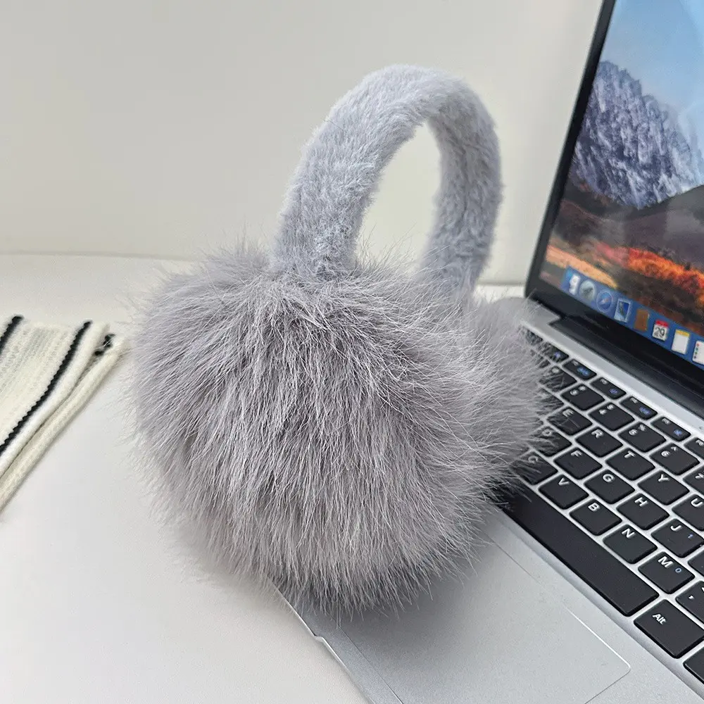Fox fur gray