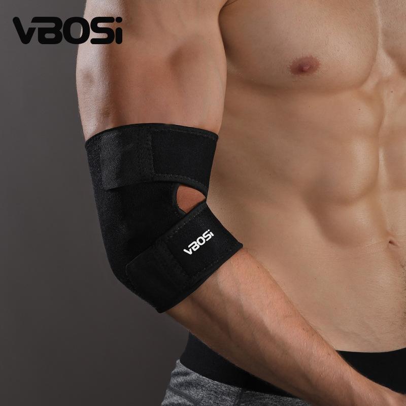 VBOSI Sports Elbow Pads Outdoor Sports Pressurized Protective Gear Weightlifting Cycling Tennis Badminton  Spot Wholesale accessories basketball grip socks soccer shoulder mini shin guards Warm Compression Knee Protection