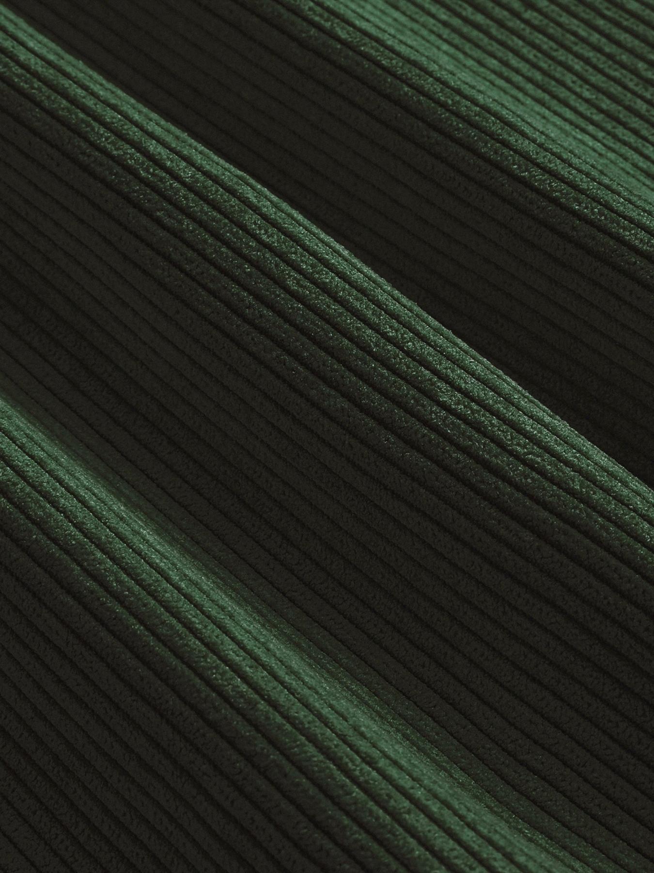 Men's Plain Pocket Half Button Corduroy Shirt, Casual Comfy Regular Fit Long Sleeve Collared Top For Fall & Winter, Men's Clothes For Daily Wear