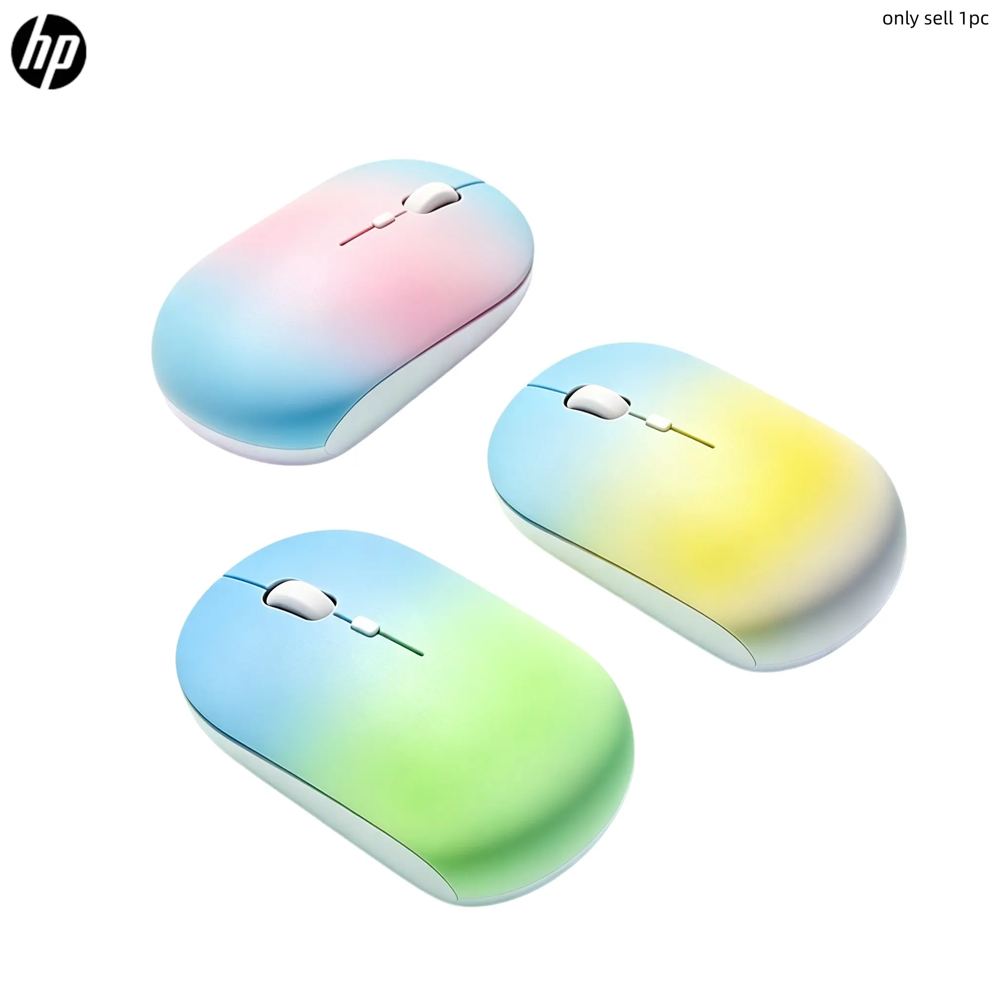 Hp Compact Wireless Mouse M241, Silent Optical, 3 Dpi Levels, Plug-And-Play, 24 Months Battery Life, Compatible with Windows and MAC