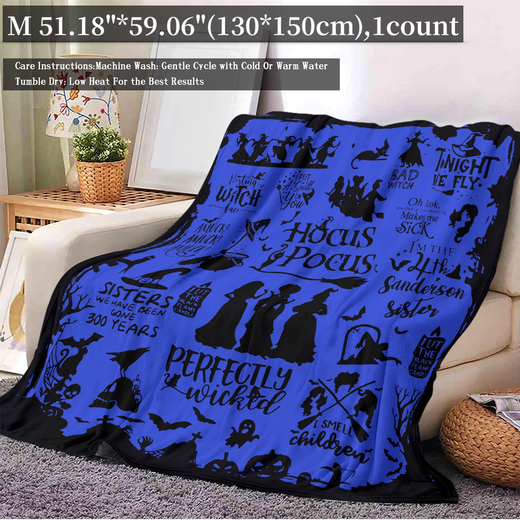 Warm Nap Blanket, 1 Count Soft Throw Blanket, Air-conditioned Room Blanket, Blanket for Home Office Travel Camping, Christmas Gifts, Christmas Decorations, Halloween