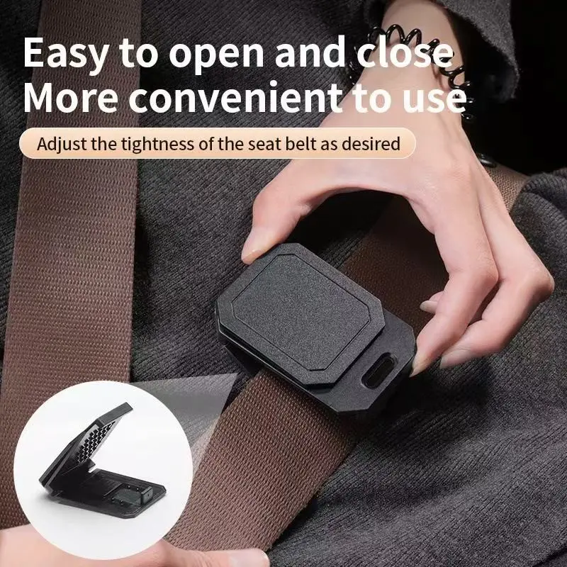 2-piece/set Car Seat Belt Adjuster for Kids, Child Safety, Extra Security, Easy Adjustment, Anti-Choking Safety Belt Stopper, Universal Seat Belt Buckle Tension Clip, Universal Fit
