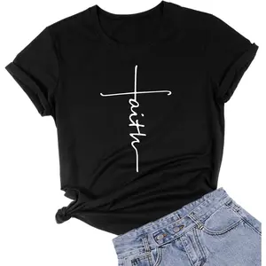 Women's crew neck Summer Casual Letters Printed Short Sleeves Graphic T-Shirt,summer graphic tees,cotton graphic tees
