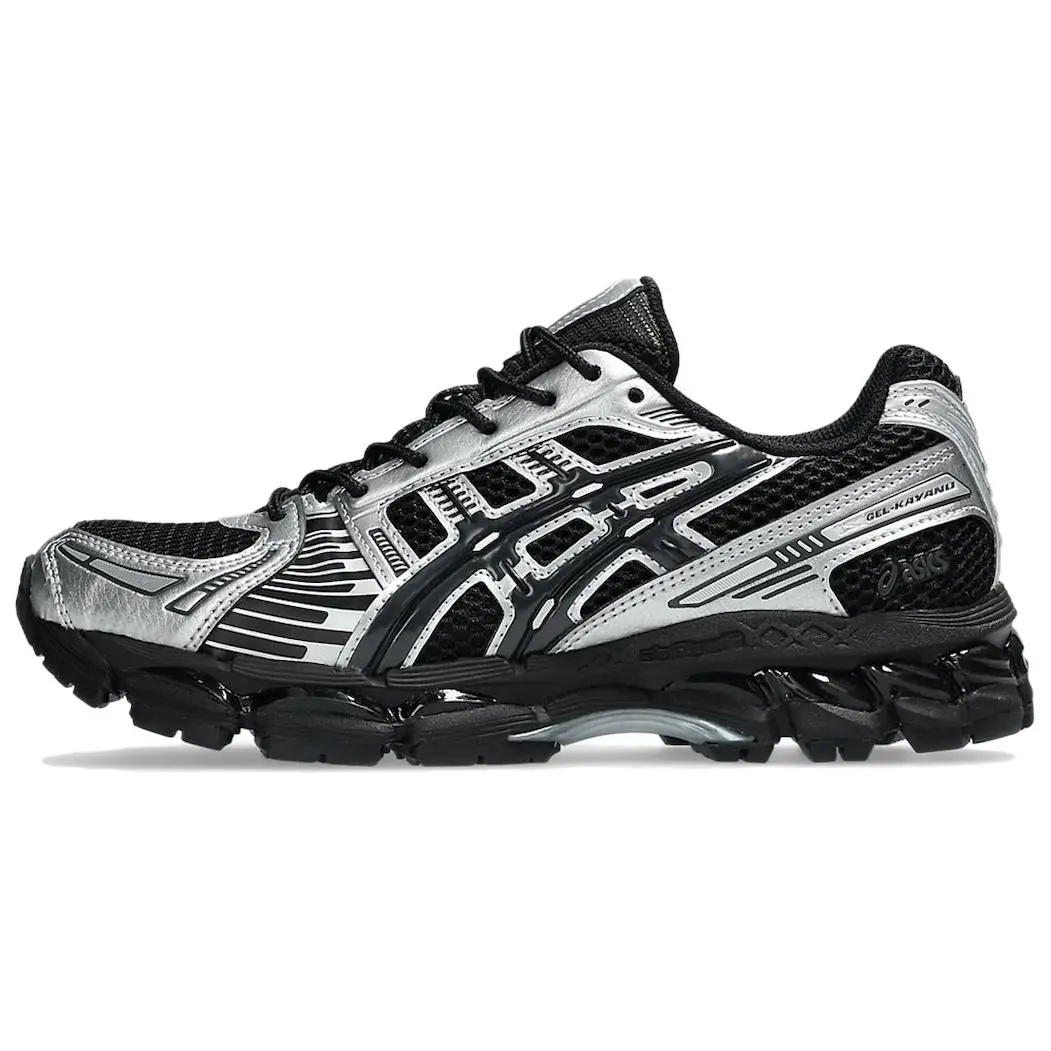 ASICS GEL-Kayano 12.1 Retro-Style Low-Top Running Shoes for Men and Women – Silver and Black Verifiable, with credentials and supporting global authentication