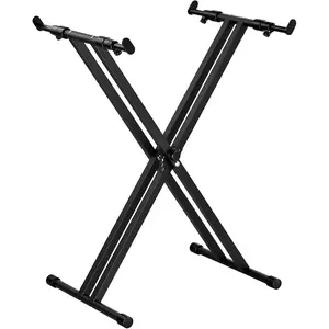 Double-X Keyboard Stand, Portable Digital Piano Stand,Adjustable keyboard  Stand for 54-88 key Electric Pianos