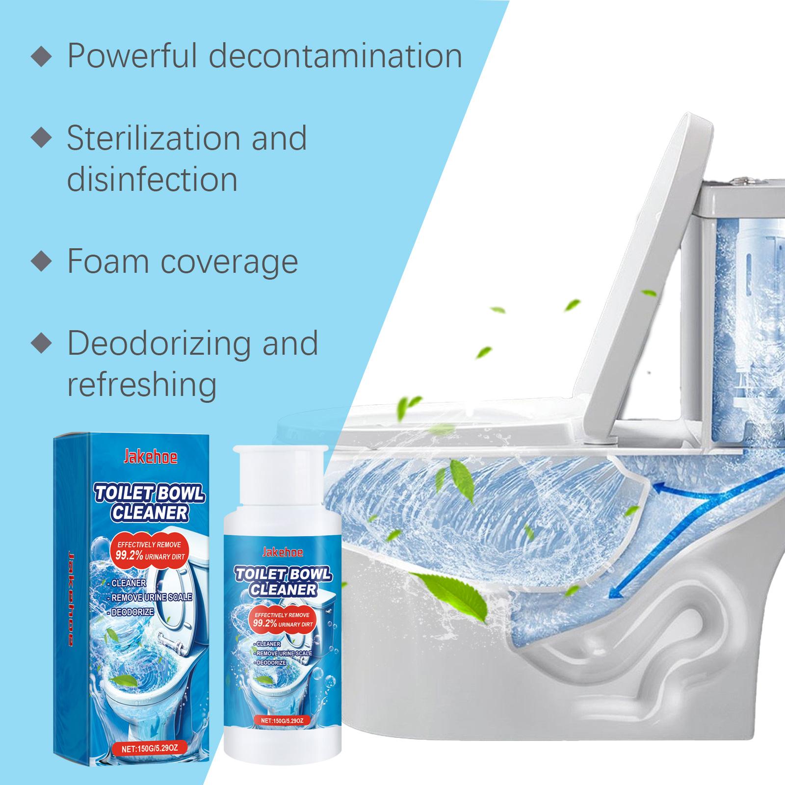 Jakehoe Splash Foam Toilet Cleaner, Toilet Seat Cleaner Decontamination Decontamination Deodorant Toilet Cleaner