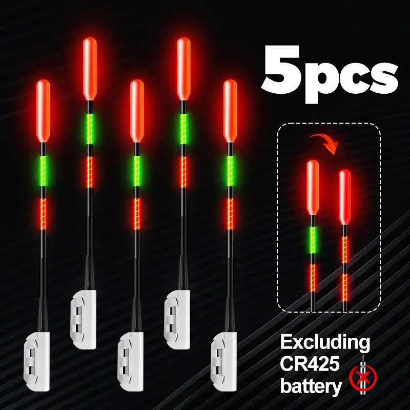 5-Piece Fishing Alarm Set, Bright Night Fishing Light, High Visibility Fish Attractant, Essential Fishing Gear, Trout & Carp Lure Lamp