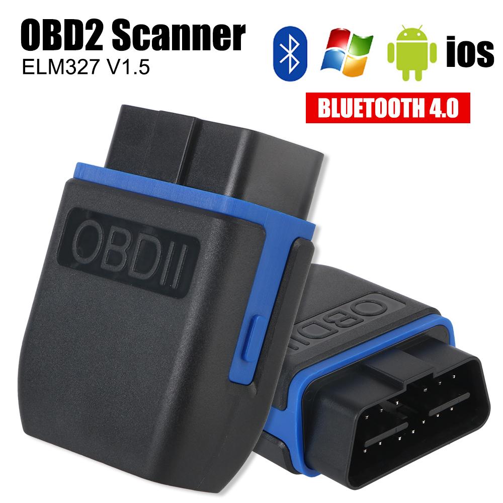 Car Code Reader, Mini Wireless Bluetooth-compatible Diagnostic Scanner, Vehicle Diagnostic Tool, ELM327 V1.5 OBD2 Scanner, Car OBD II Diagnostic Tool for iOS Android & Windows