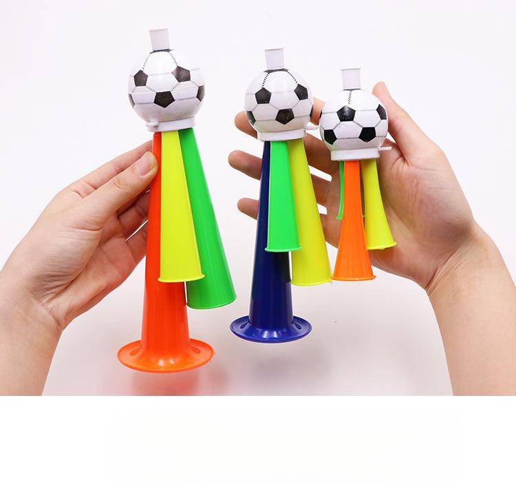 Football horn World Cup cheering props three-tone horn sports meet horn toy football horn