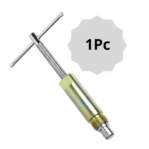 Iron Compression Sleeve Pulling Tool, 12inch Threaded Pipe Fitting Remover, Adjustable Screw Mechanism, Stable Grip, Strong Construction