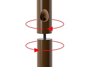 Coat Rack with 8 Hooks, Wooden Coat Rack Freestanding with Shelf, Coat Tree with 4 Height Options 50.5"-72.6", Coat Hanger Stand for Bags, Clothes, Umbrellas, Hats, in Home, Brown