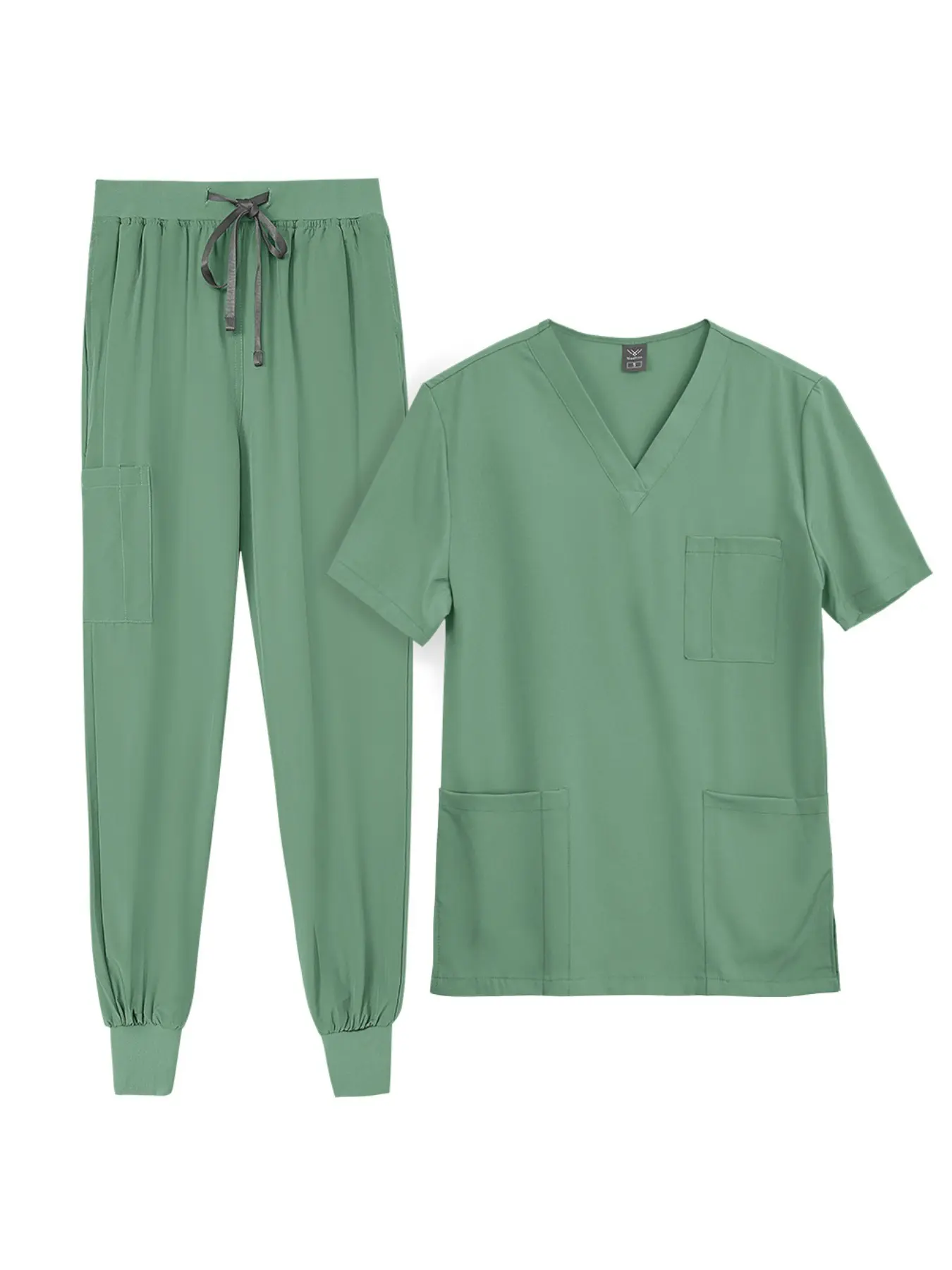 Pet Grooming Room Short-sleeved Hand-washing Clothes Men's Tops Short T Work Shirts Work Clothes Pet Groomer Isolation Clothes Lightweight Work Clothes Work Clothing Menswear Uniforms Workwear