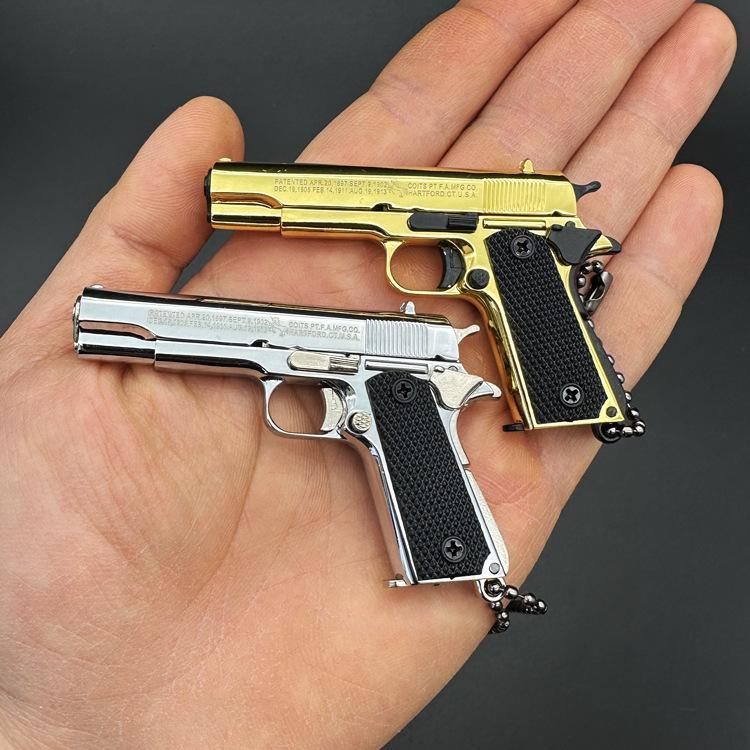 Scale Mini Colt M1911 Pistol Keychain M1911  Pistol Keychain, Hanging Decor