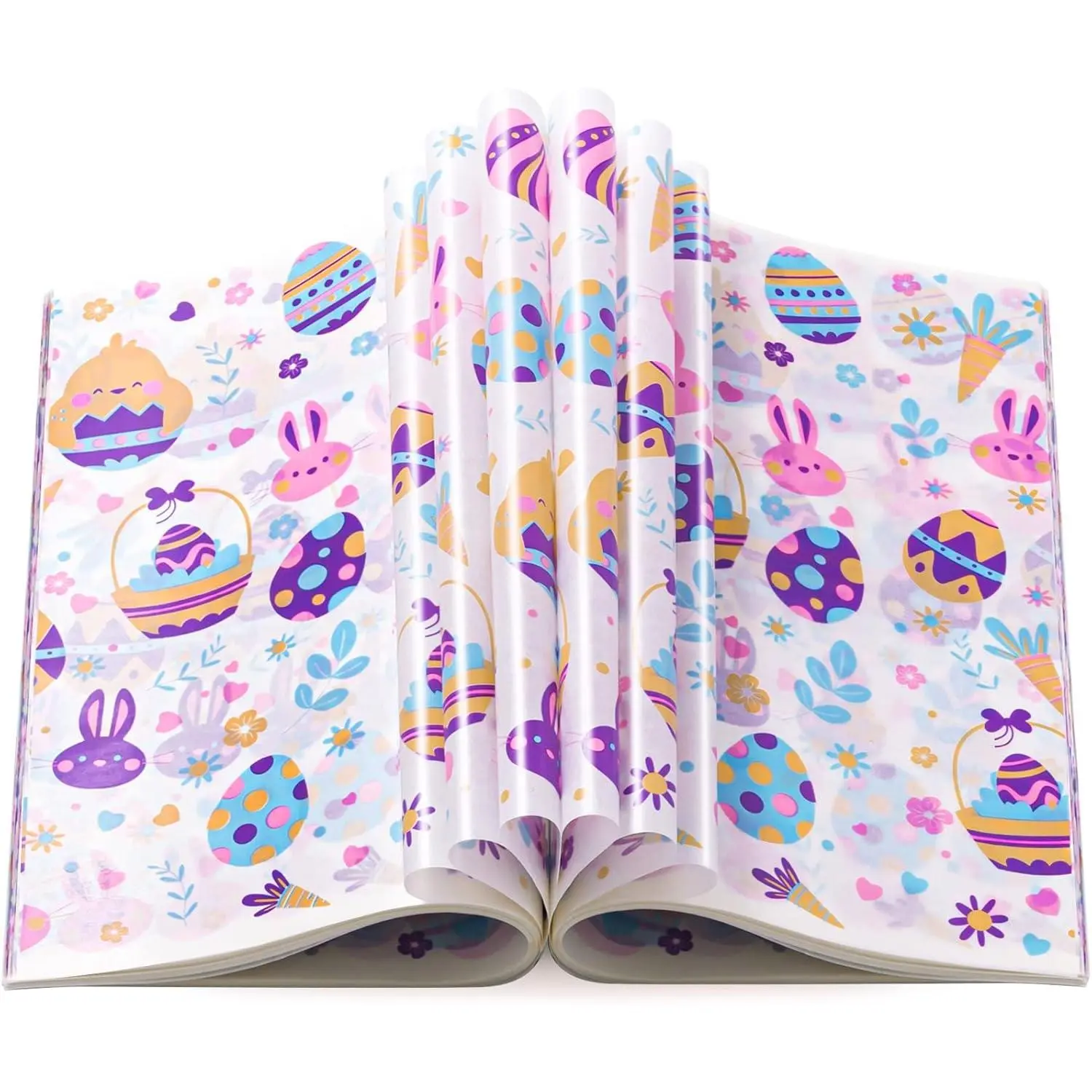 100 count Easter Wax Paper for  |  Oil-proof  Paper Sheets, Deli Paper Sandwich Wrap, Candy Cookies Wraps,  Egg