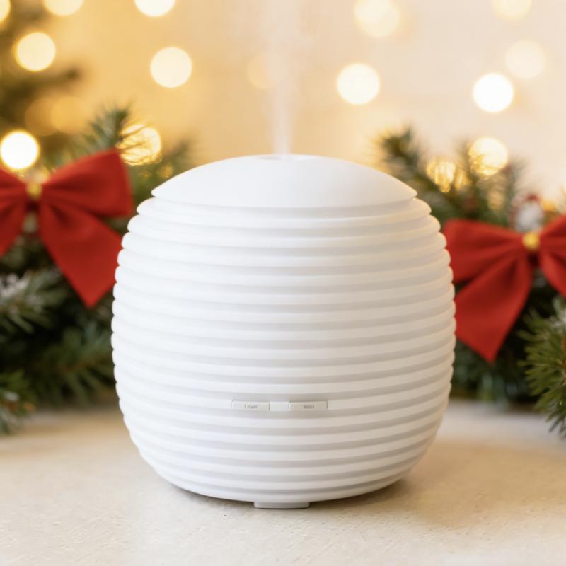 Mini humidifier, lantern aromatherapy diffuser humidifier, compact and portable, 7-color LED night light, quiet fog for office, yoga, car, bedroom and home decoration