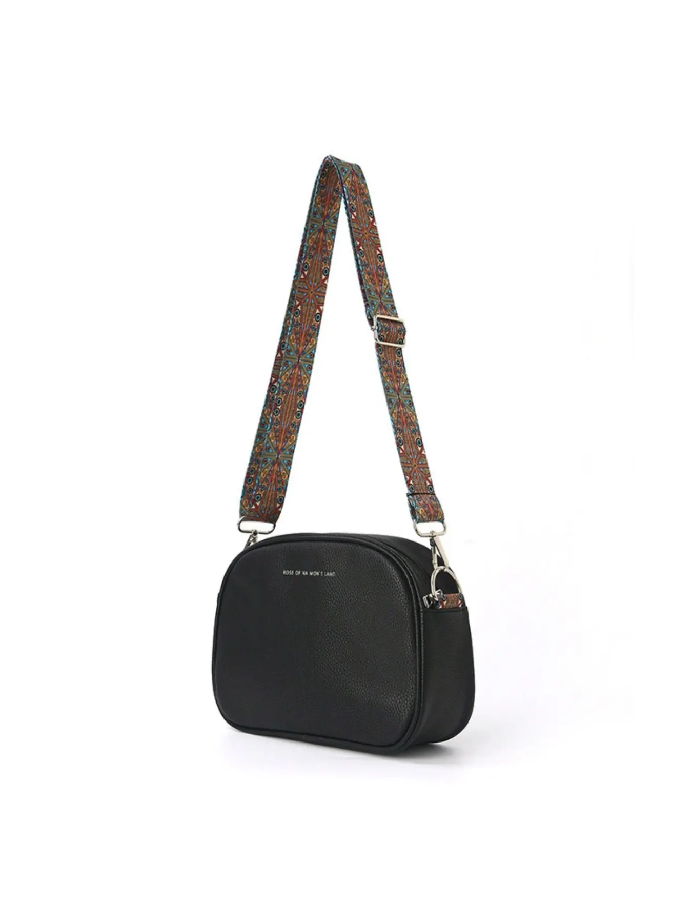 Fashion Simple Crossbody Shoulder Bag, Animal Print Webbing, High Aesthetic, Travel Portable, Adjustable Strap, All Seasons