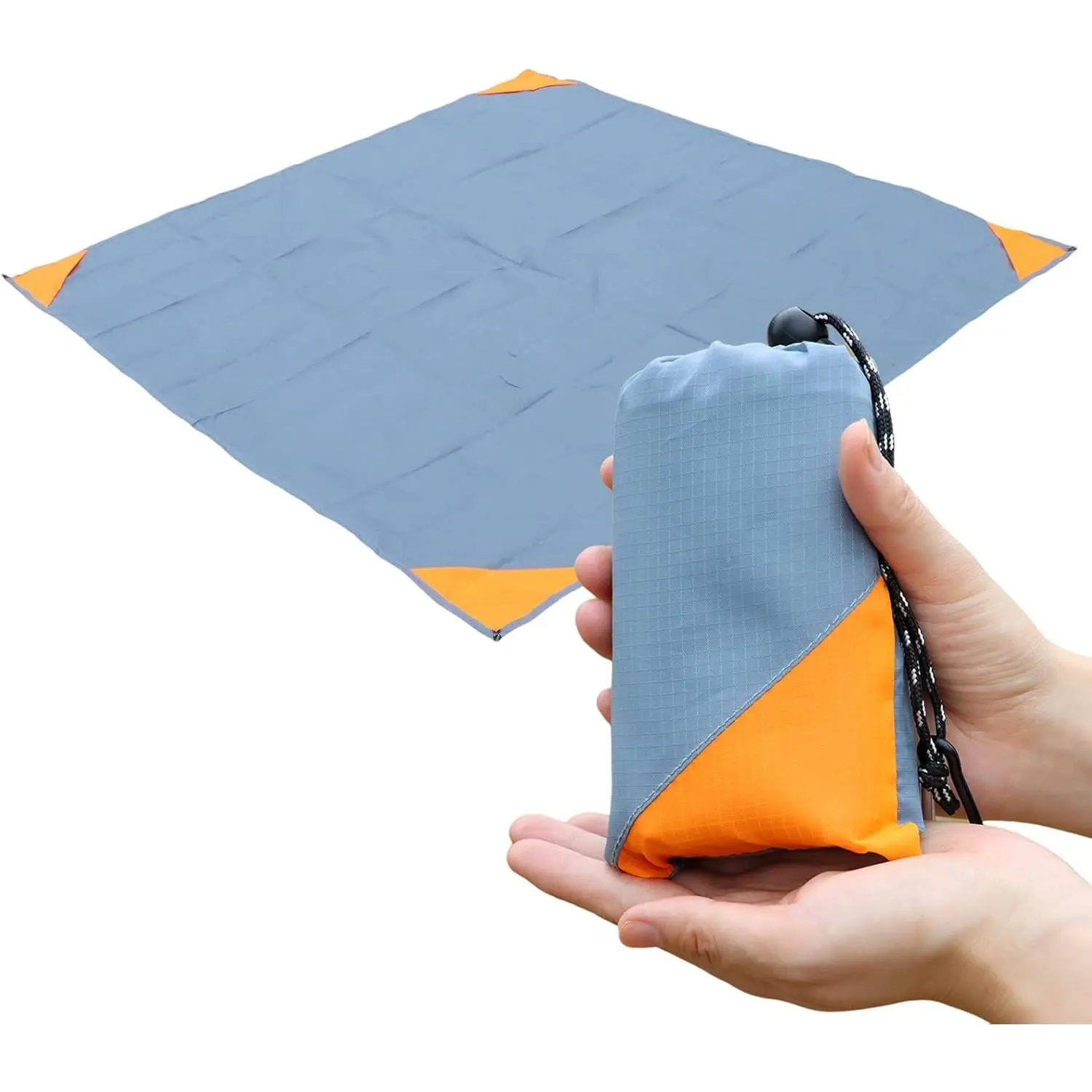 Outdoor activitiesOrga'Neat Pocket Picnic Blanket, Compact Lightweight Tarp for Camping |   Foldable, Easy to Carry, Water Resistant Sandproof Washable Quick Dry Mat for Beach, Festival, Travel, Outdoor Recreation