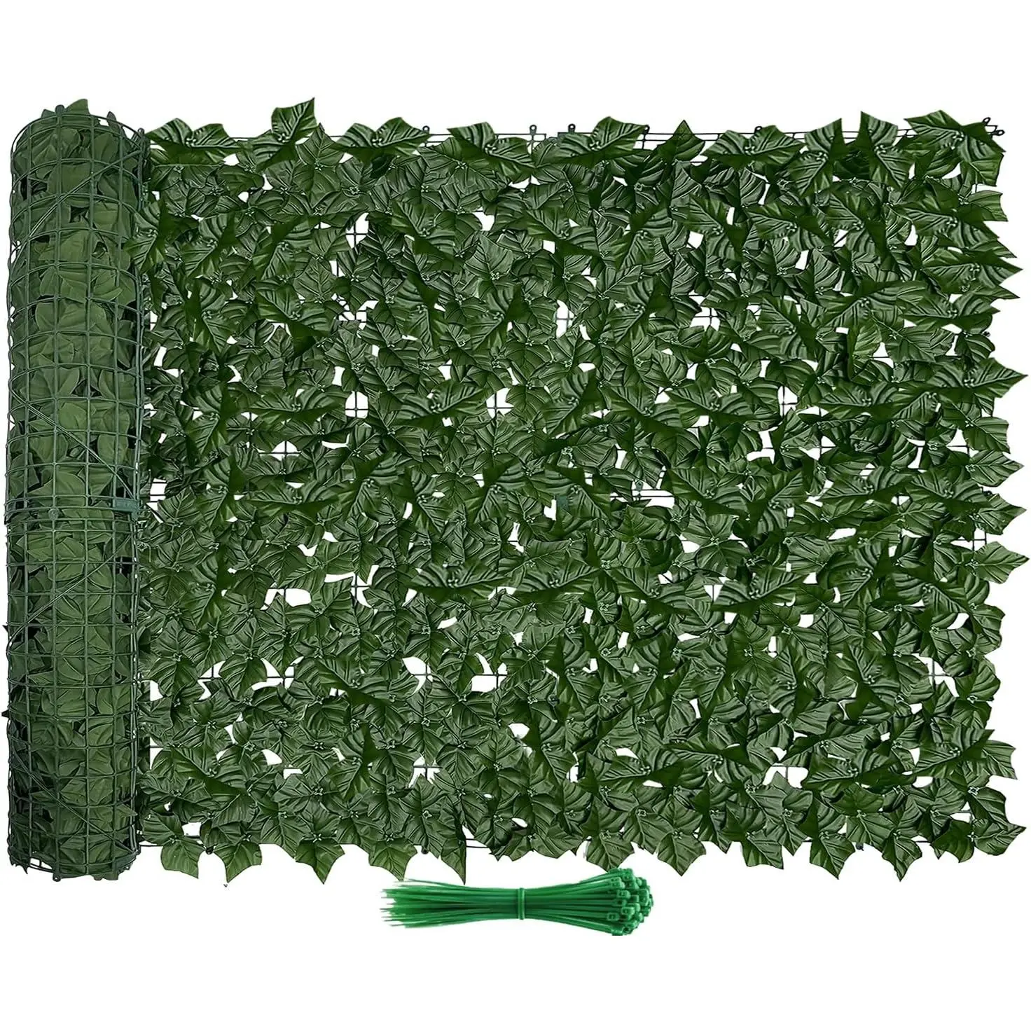 Artificial Ivy Fence  Screen 120x40in Dense Faux Ivy Vine | UV-Anti Dense Faux Greenery Backdrop  Hedges Fence Leaf Decoration for Patio Balcony Garden Wall Backyard Indoor Outdoor