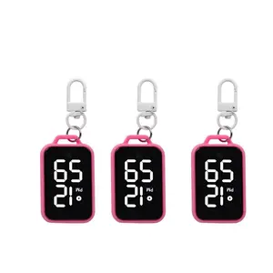 3-Pack Set Mini Digital Clocks, LED Display, Pocket Clip Design, Portable, Perfect Gift for Holidays, Birthdays, Graduations, Back-To-School