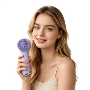 Electric Silicone Facial Cleansing Device - Multifunctional Facial Cleaning Brush - USB Rechargeable Cleansing Brush - Facial Massager - Beauty Facial Cleansing Device - Pores Cleaning Brush - Facial Brush - Facial Exfoliating and Deep Cleaning Brush - Fa