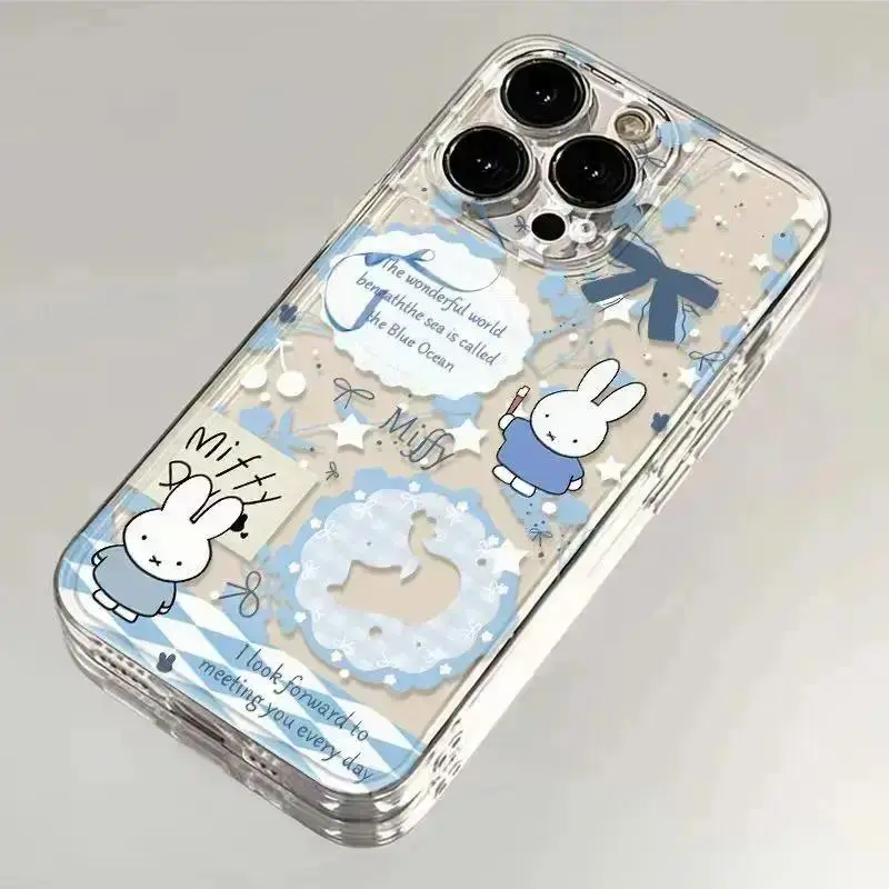 Miffy Protective Durable Phone Case - Compatible with IPhone 17,16,15,14,13,12,11 Pro Max Plus Air & Samsung Galaxy S26,S25,S24,S23,S22,S21 EDGE Ultra Plus FE, Top Fan Gift for Halloween