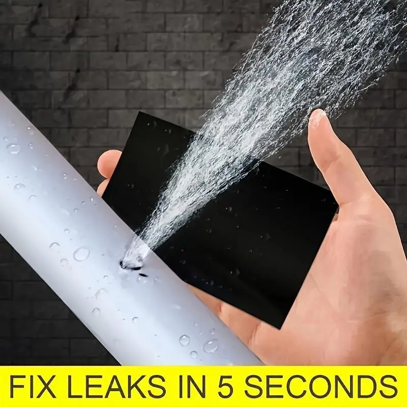 2" x 59" Instant Leak Stopper Waterproof Tape - Super Strong, Weatherproof & Long-Lasting Adhesive for Pipe Repair, Ideal for Home Use