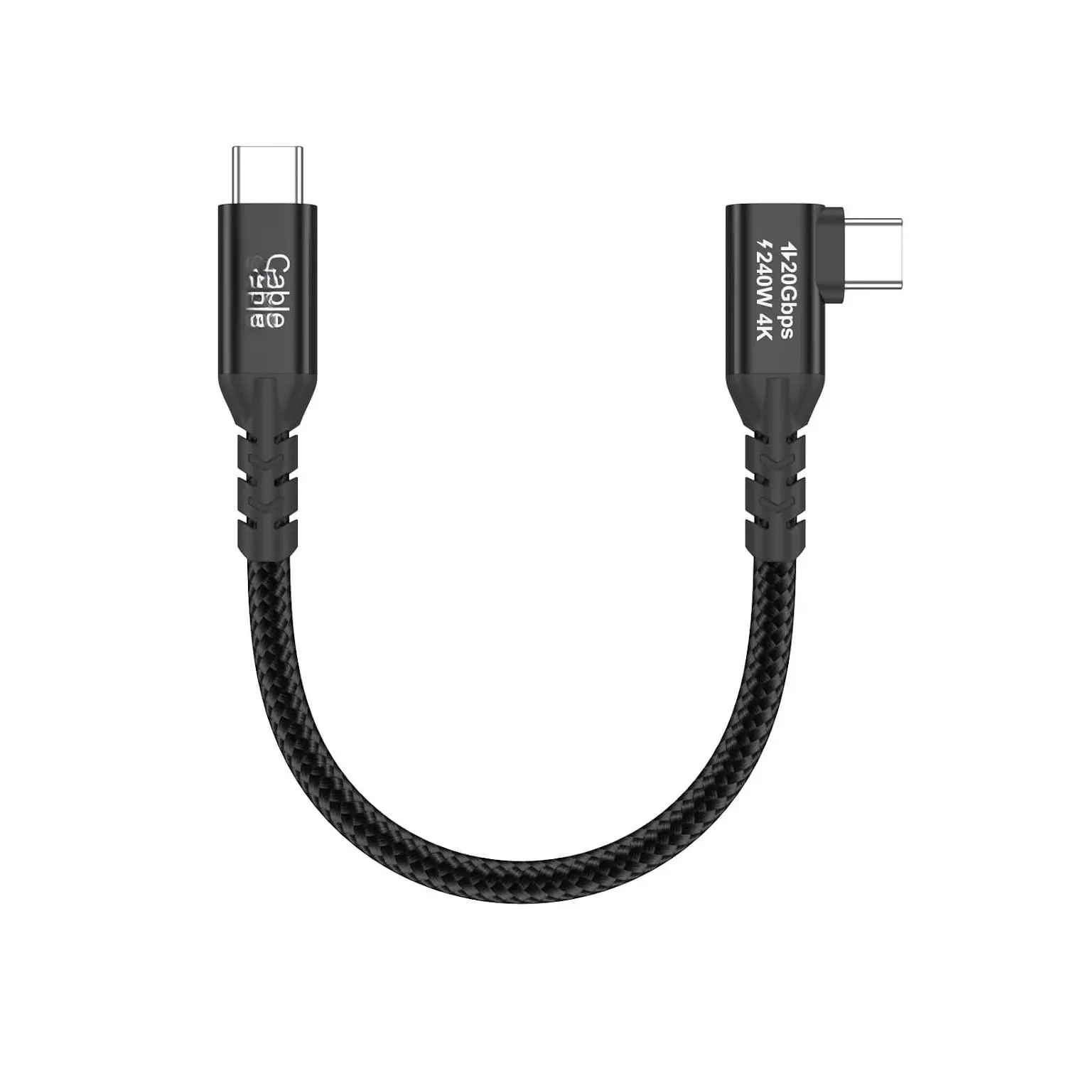 20G USB 3.2Gen 2x2 for Thunderbolt 5  0.5FT, 240W PD 3.1 , 120Gbps Bandwidth for  8K, Braided USB C Data  for SSD, MacBook M4 Pro, iPhone17/16,Dock,Auto