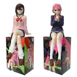 New Anime Dandadan Ayase Momo Shiratori Aira Sitting posture S.H.Figuarts Transformed Assembly PVC Model Toy Action Figures Gift