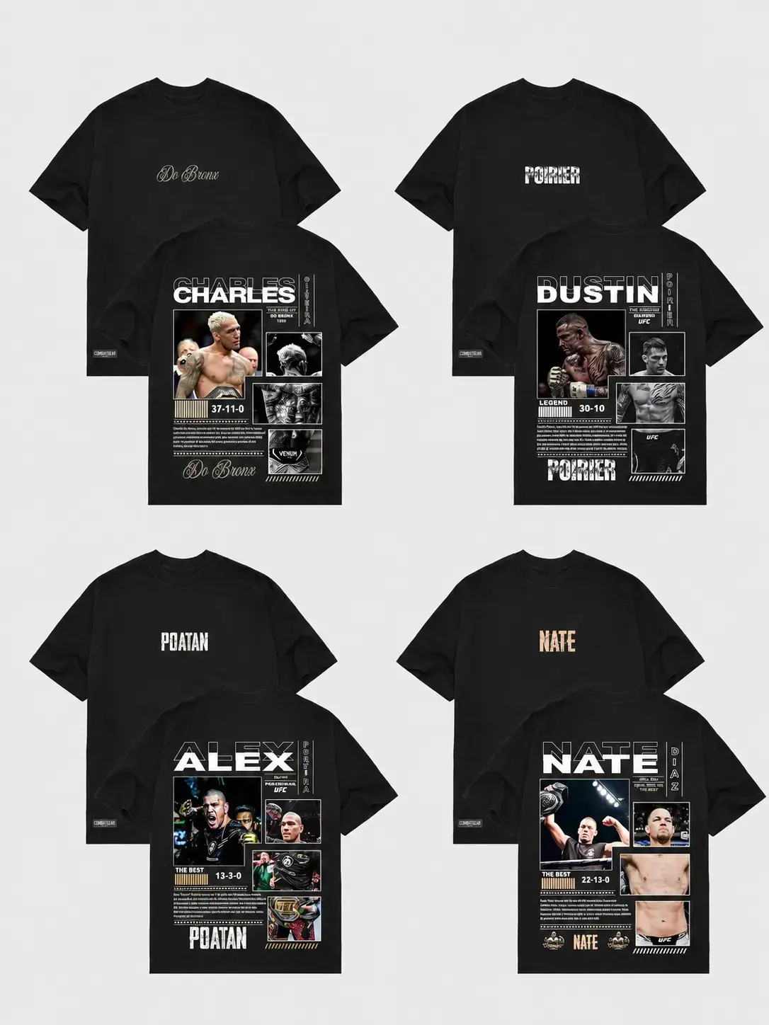 Men's MMA Fighter Graphic Tshirt - Soft Breathable Shortsleeve Top for Gym and Streetwear, Champion Style Sports Apparel, Casual, Cotton, Men's Graphic Tees, Fabric, Crew Neck, Graphic Print