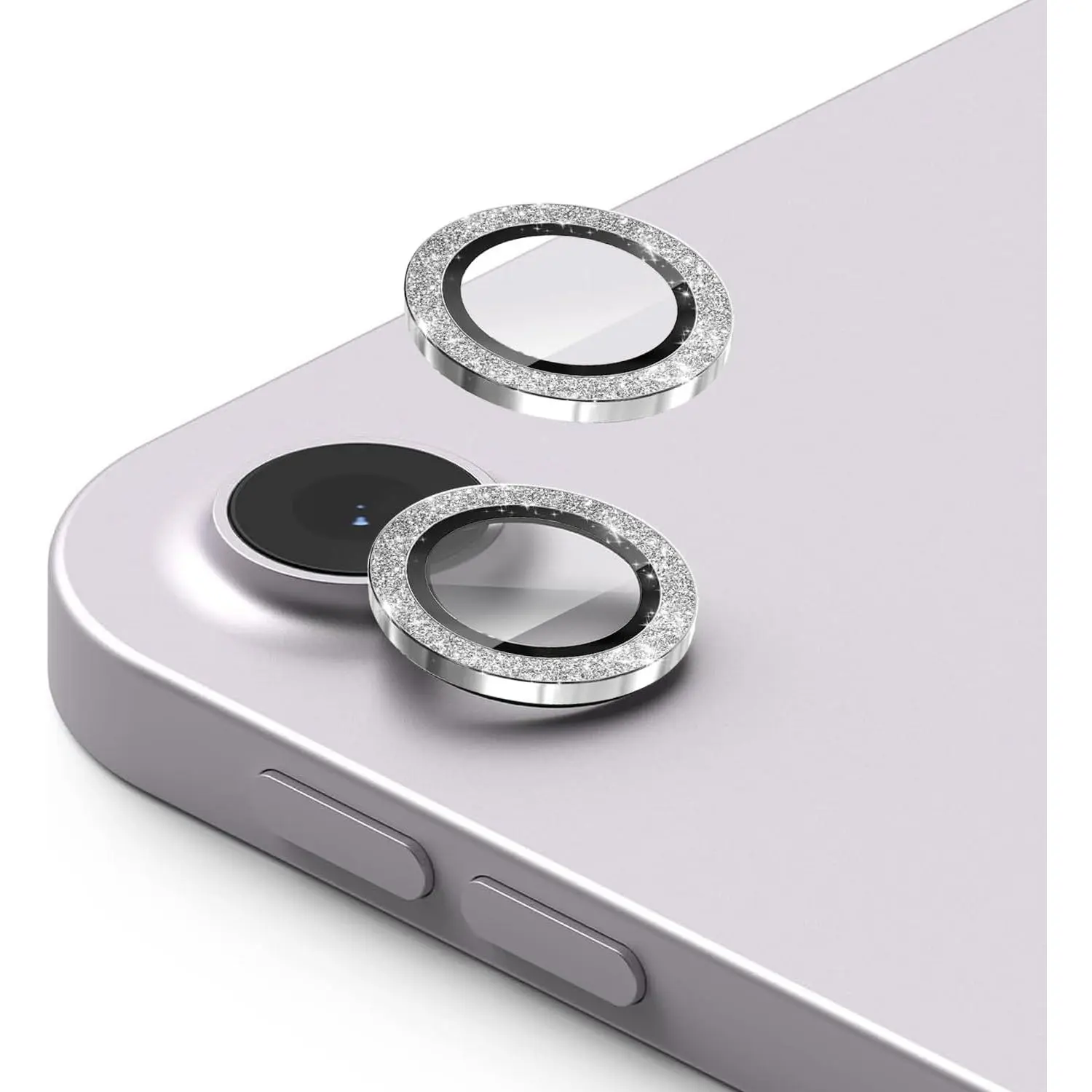 2 Set iPad 11 A16 2025 Camera Lens Protector Bling, Glitter Decoration  lens, 9H Hardness Anti-Scratch, Case Friendly (Glitter )