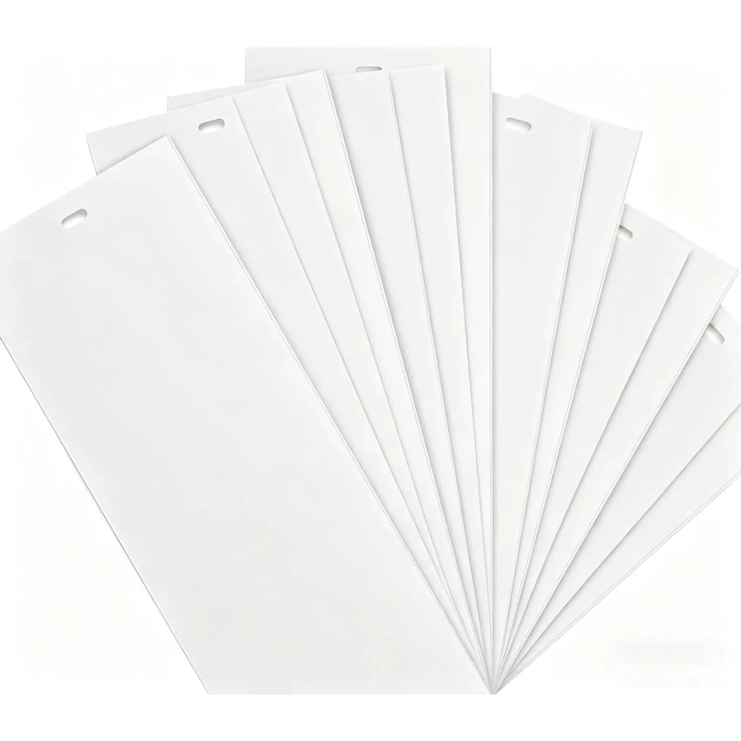 20 Pack PVC Vertical Blind Replacement Slats, 82.5 x 3.5 Inch White Vanes, Durable & Fade Resistant with Semi-Sheer Light Filtering for Living Room & Patio Doors, Office, Home Office, Fire Retardant, Sliding Doors