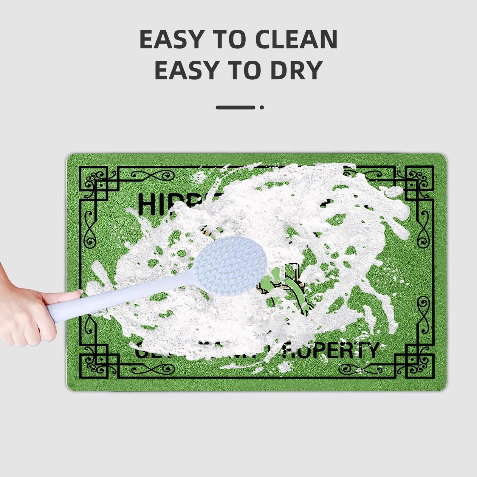 Frog Pattern Non-slip Door Mat, Rectangle Home Decorative Carpet, Decorative Mat for Living Room, Kitchen, Bedroom, Farmhouse, Laundry, Decorative Rug Mat, Decorative Area Rug