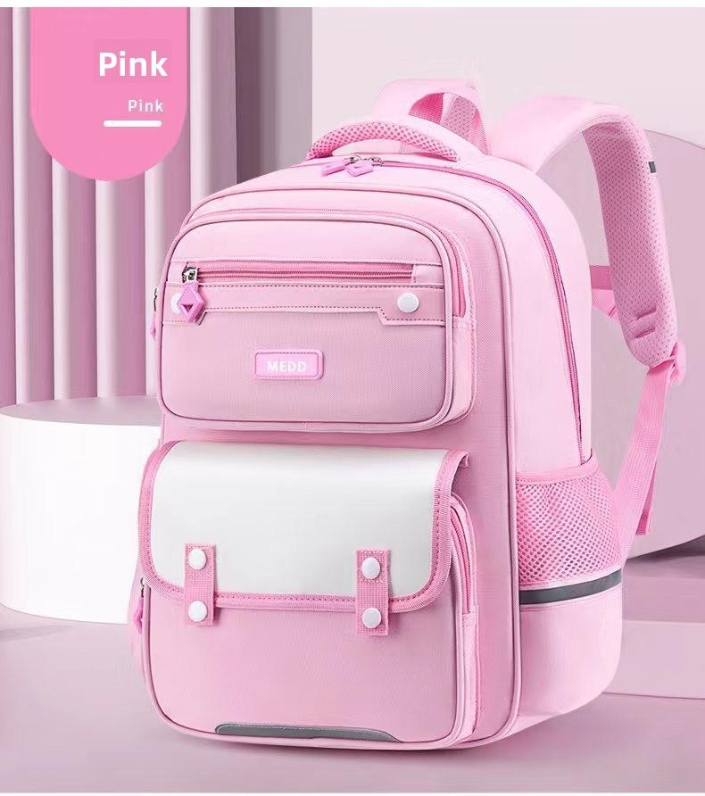 2026 New Model Elementary School Backpack for Grades One to Six, Lightweight, Pressure-Reducing, Durable, Multi-Layered, Breathable Children's Backpack