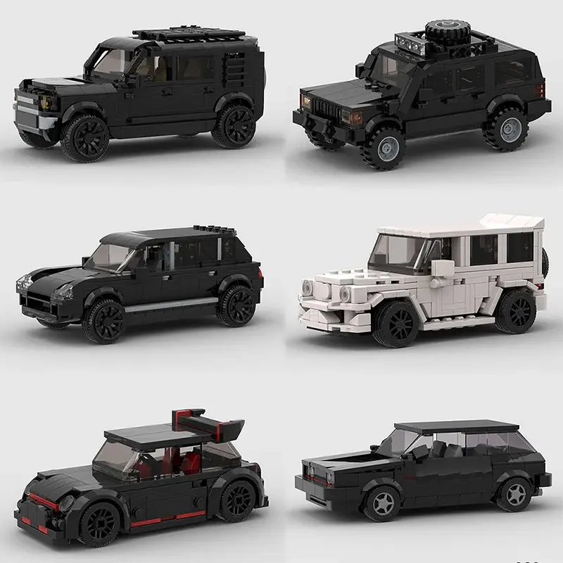 MOC Off Road Car Super Race SUV Vehicle Model Building Blocks Speed Rally Sports Racing Bricks Christmas Gift City Technical Toy