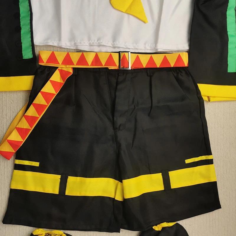 Anime Rin Len Cosplay Costume Len Rin Cosplay Len Costume Kagamine JK Uniform for Halloween Comic Con Outfits # 1 # W.