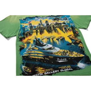MAJESTIK American High-Street Oversized T-Shirt, Vintage Wash Distressed Raw Edges with Heavy-Duty Rhinestones, Unisex Y2K Hip Hop Streetwear, 2026 Summer Coachella Festival Top | graphic tees | summer mens clothing | TikTok Shop Deals