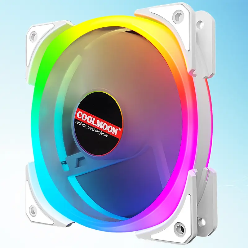 120mm Silent Case Fan PWM Temperature Control 5V Lighting Synchronization Cooling Fan Suitable for Computer Water Cooling